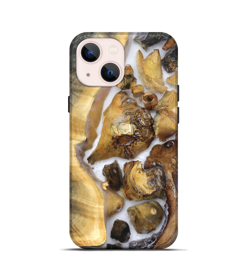 iPhone 13 mini Wood Live Edge Phone Case - Shanice (Clear, 821923)
