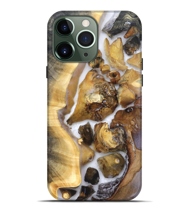 iPhone 13 Pro Max Wood Live Edge Phone Case - Shanice (Clear, 821923)