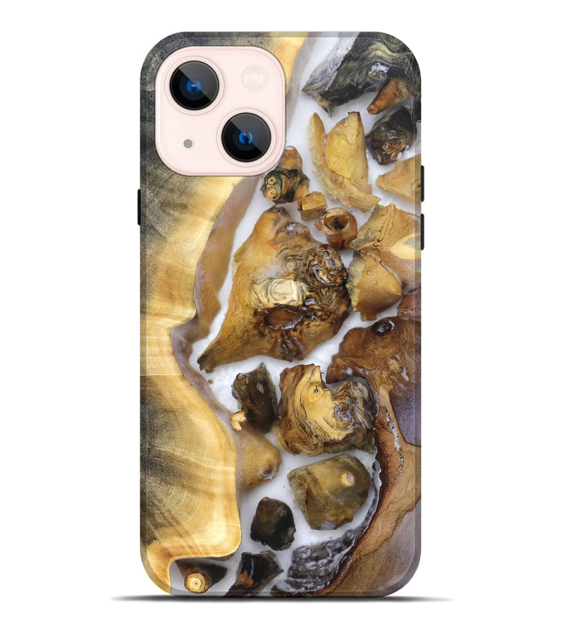 iPhone 14 Plus Wood Live Edge Phone Case - Shanice (Clear, 821923)
