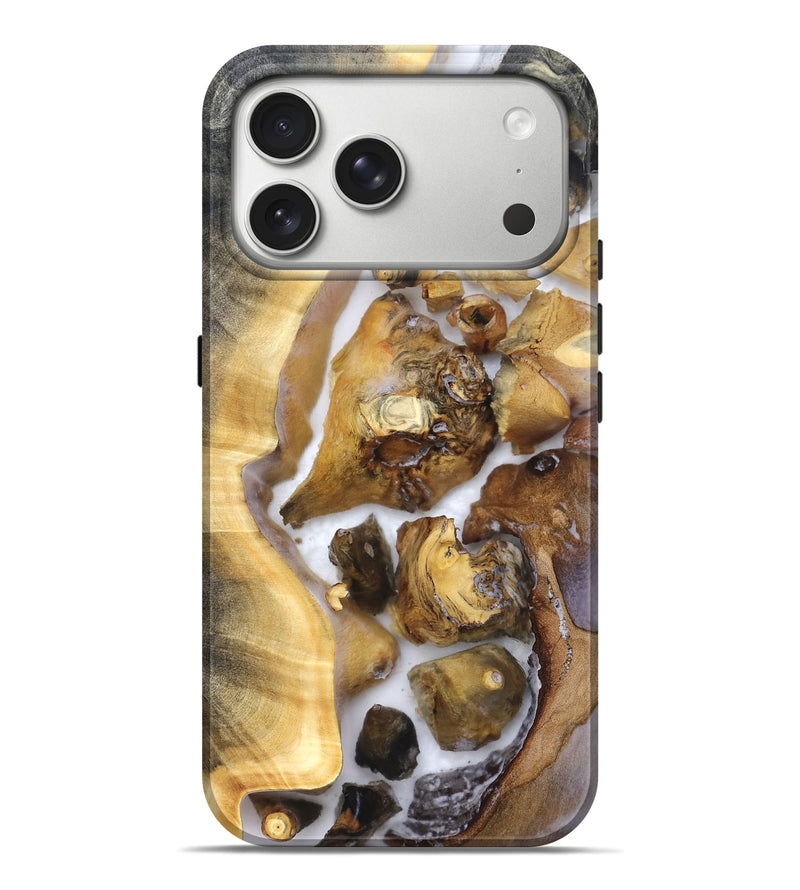 iPhone 17 Pro Max Wood Live Edge Phone Case - Shanice (Clear, 821923)