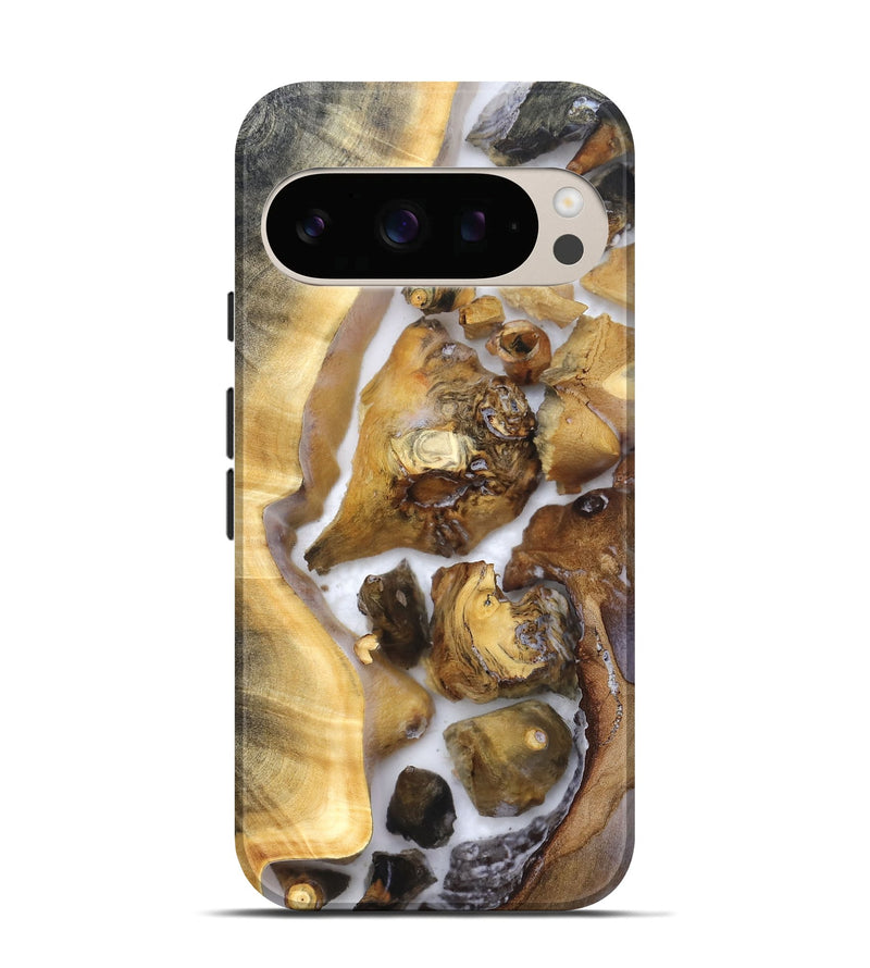 Pixel 10 Pro Wood Live Edge Phone Case - Shanice (Clear, 821923)
