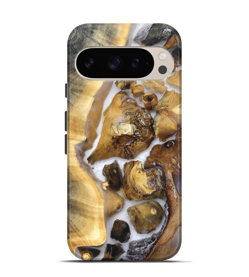 Pixel 9 Pro Wood Live Edge Phone Case - Shanice (Clear, 821923)