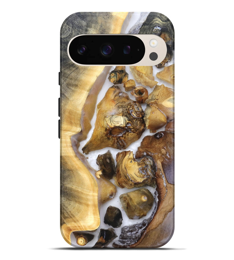 Pixel 9 Pro XL Wood Live Edge Phone Case - Shanice (Clear, 821923)