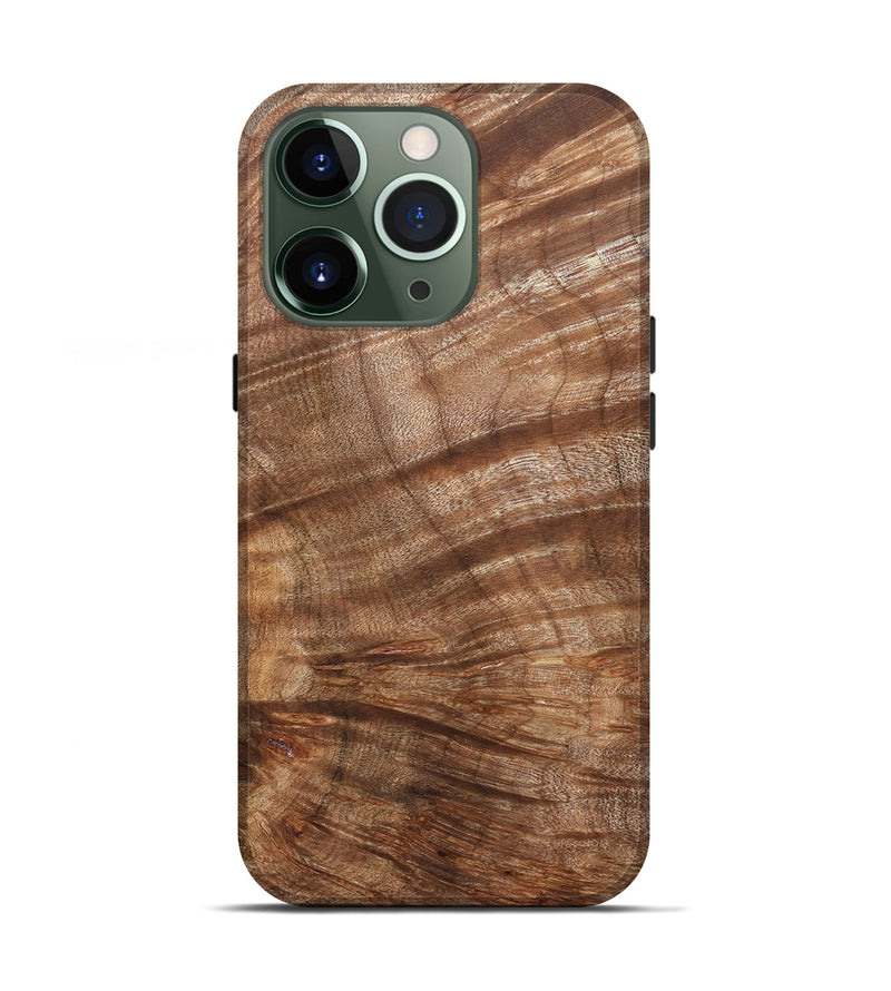 iPhone 13 Pro Wood Live Edge Phone Case - Eva (Wood Burl, 821926)
