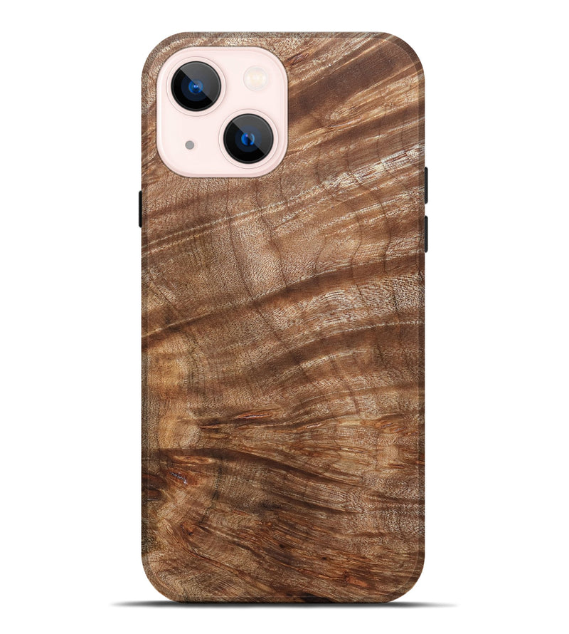 iPhone 14 Plus Wood Live Edge Phone Case - Eva (Wood Burl, 821926)