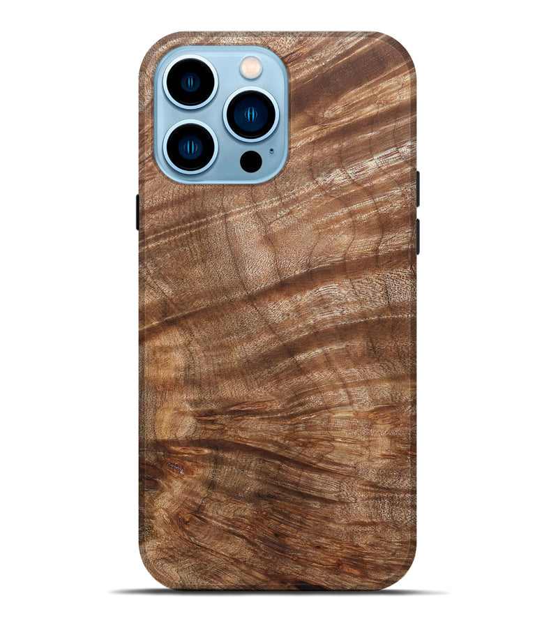 iPhone 14 Pro Max Wood Live Edge Phone Case - Eva (Wood Burl, 821926)