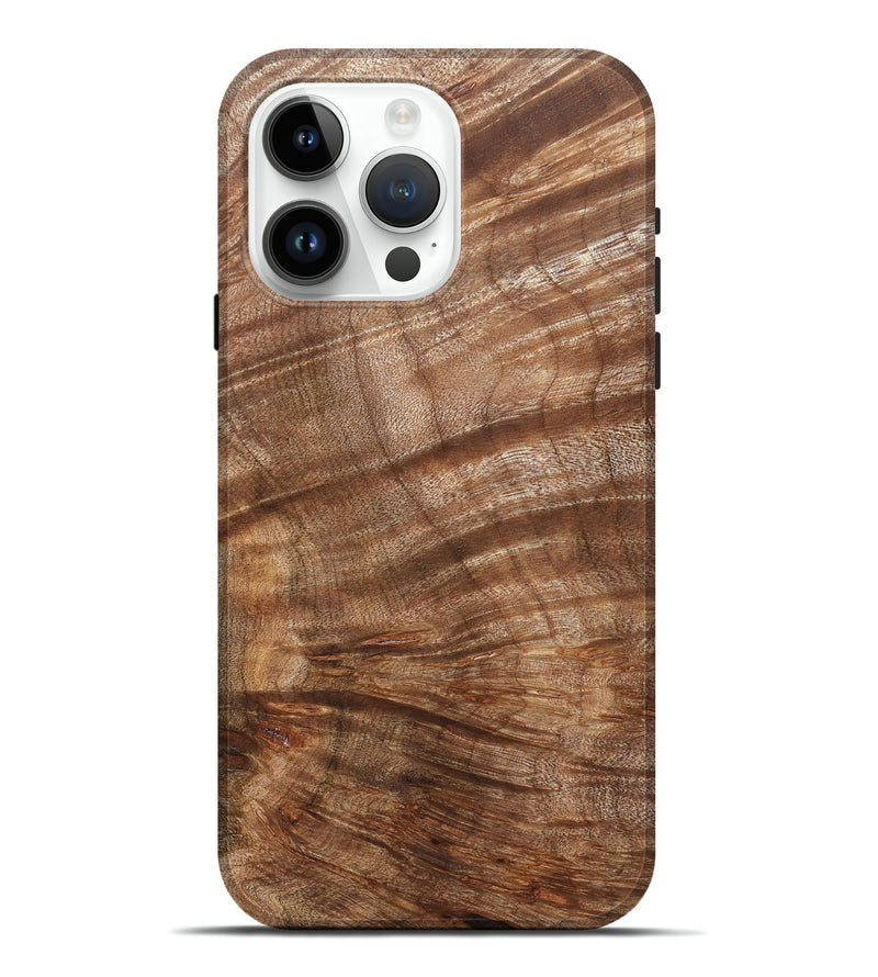 iPhone 15 Pro Max Wood Live Edge Phone Case - Eva (Wood Burl, 821926)
