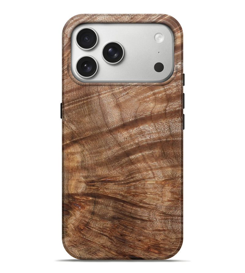 iPhone 17 Pro Max Wood Live Edge Phone Case - Eva (Wood Burl, 821926)
