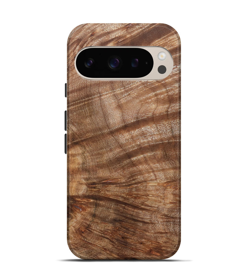 Pixel 9 Wood Live Edge Phone Case - Eva (Wood Burl, 821926)
