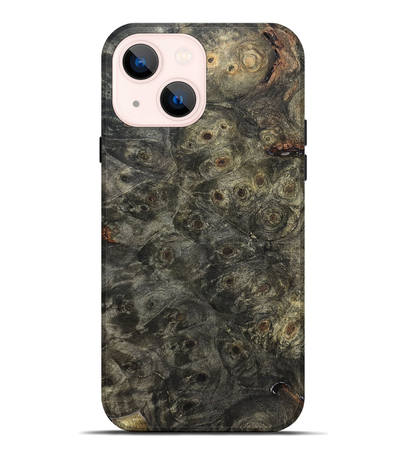 iPhone 14 Plus Wood Live Edge Phone Case - Annabel (Wood Burl, 821927)