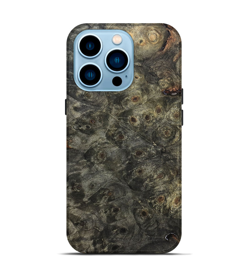 iPhone 14 Pro Wood Live Edge Phone Case - Annabel (Wood Burl, 821927)