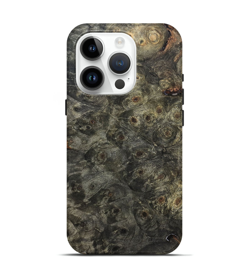 iPhone 15 Pro Wood Live Edge Phone Case - Annabel (Wood Burl, 821927)
