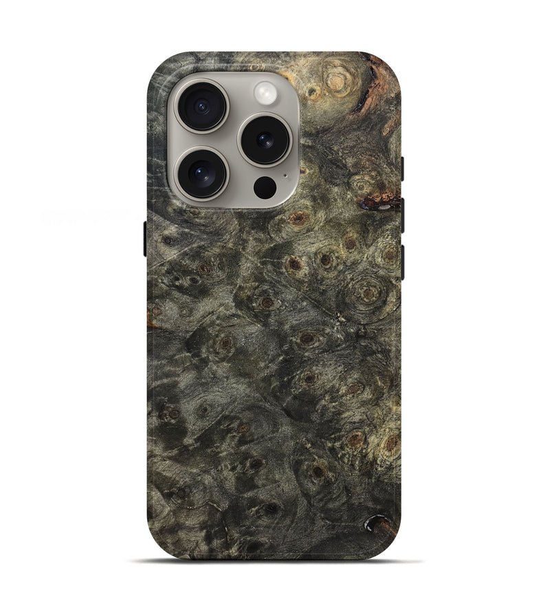 iPhone 16 Pro Wood Live Edge Phone Case - Annabel (Wood Burl, 821927)