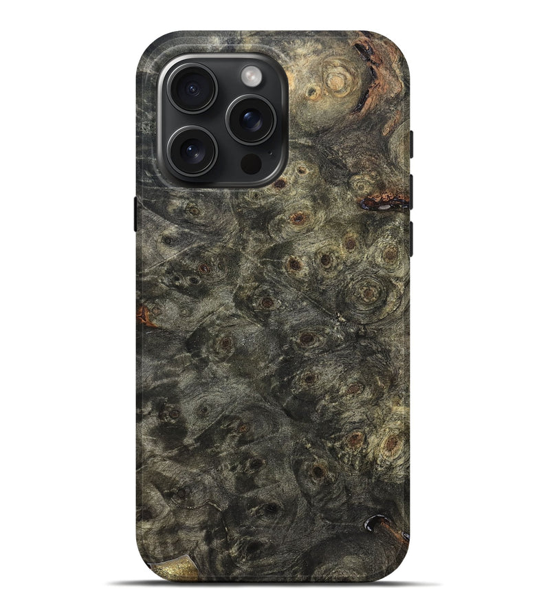 iPhone 16 Pro Max Wood Live Edge Phone Case - Annabel (Wood Burl, 821927)