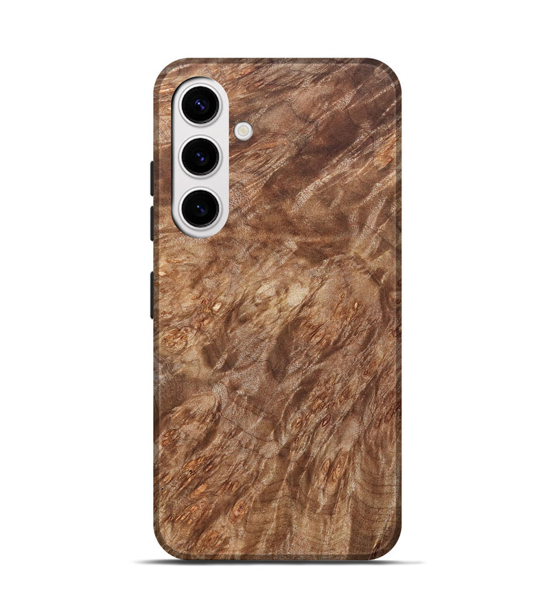 Galaxy S25 Wood Live Edge Phone Case - Milo (Wood Burl, 821928)
