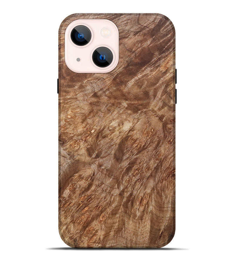 iPhone 14 Plus Wood Live Edge Phone Case - Milo (Wood Burl, 821928)