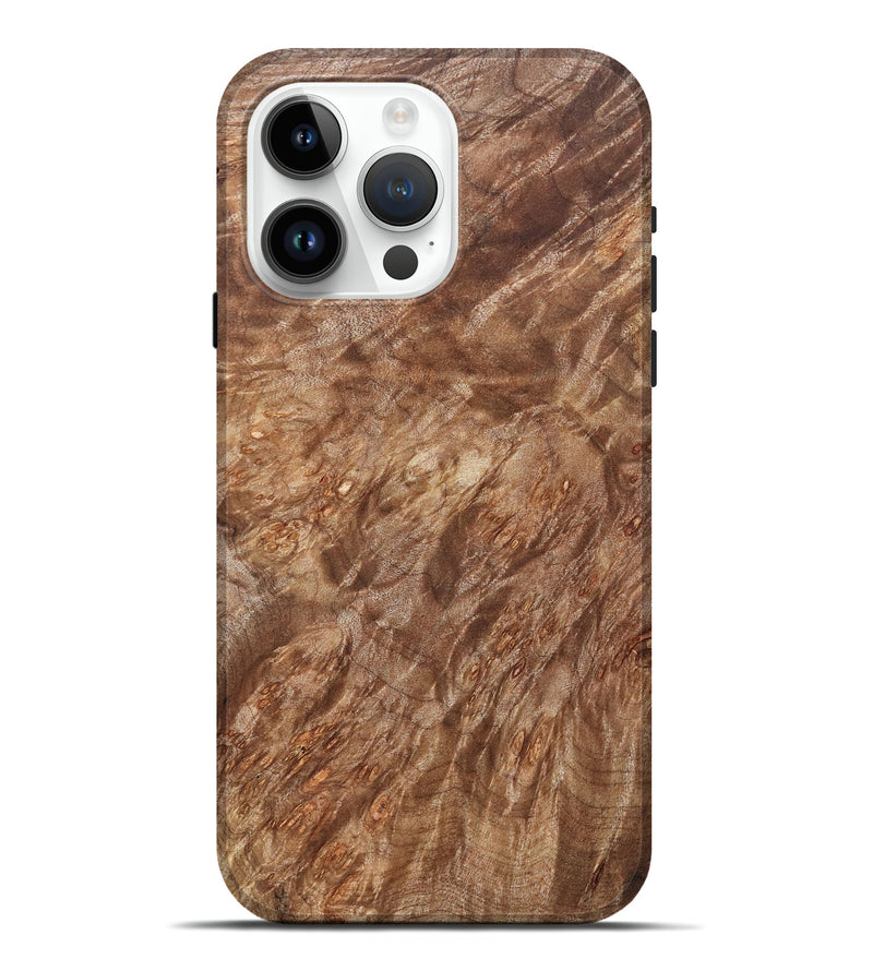 iPhone 15 Pro Max Wood Live Edge Phone Case - Milo (Wood Burl, 821928)