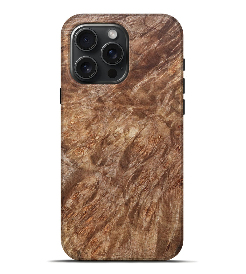 iPhone 16 Pro Max Wood Live Edge Phone Case - Milo (Wood Burl, 821928)