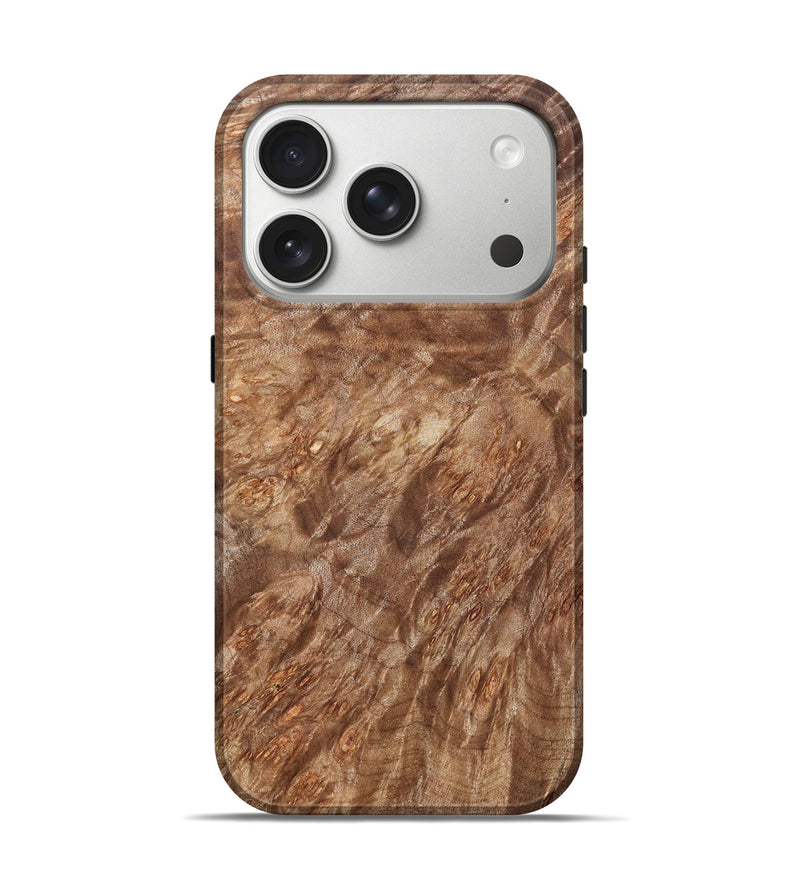 iPhone 17 Pro Wood Live Edge Phone Case - Milo (Wood Burl, 821928)