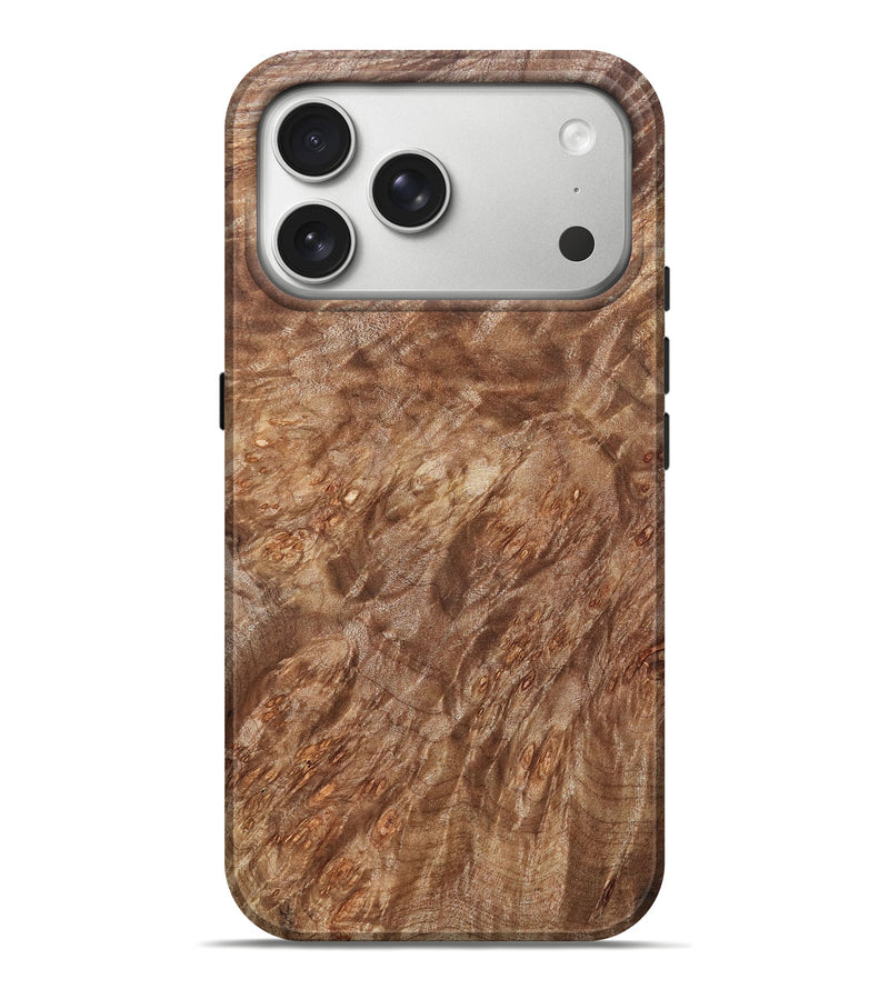 iPhone 17 Pro Max Wood Live Edge Phone Case - Milo (Wood Burl, 821928)