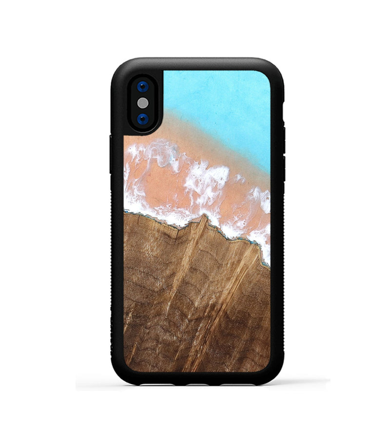 iPhone Xs Wood Phone Case - Bobbie (Coastal, 821932)