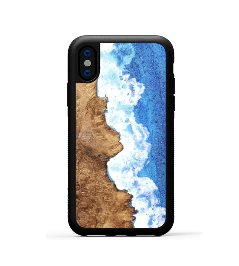 iPhone Xs Wood Phone Case - Marlyn (Coastal, 821936)