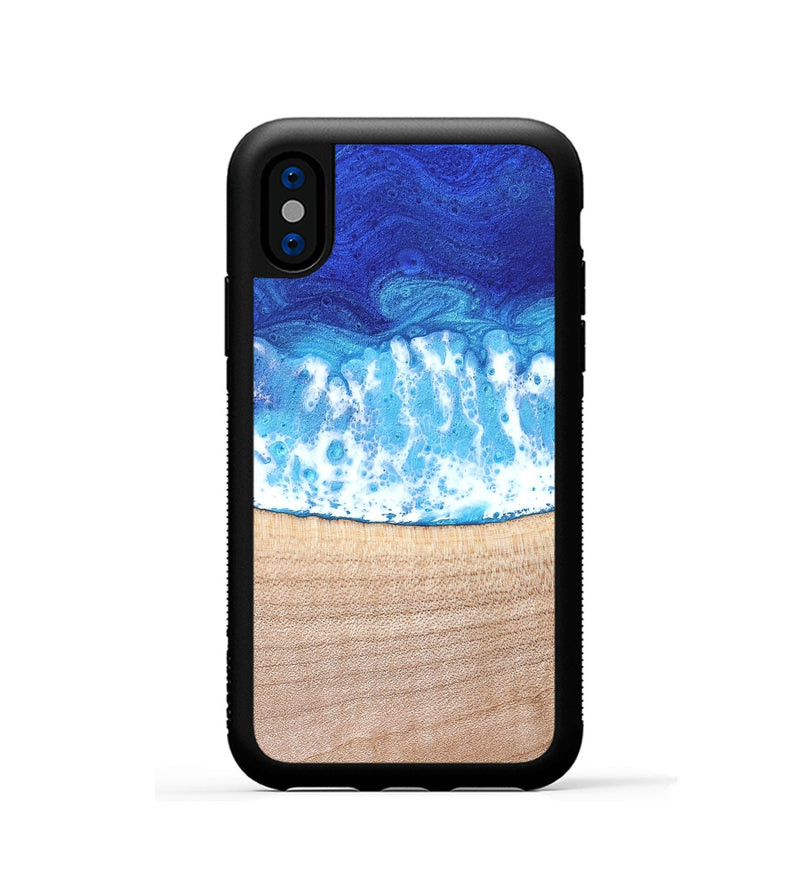 iPhone Xs Wood Phone Case - Kian (Coastal, 821939)