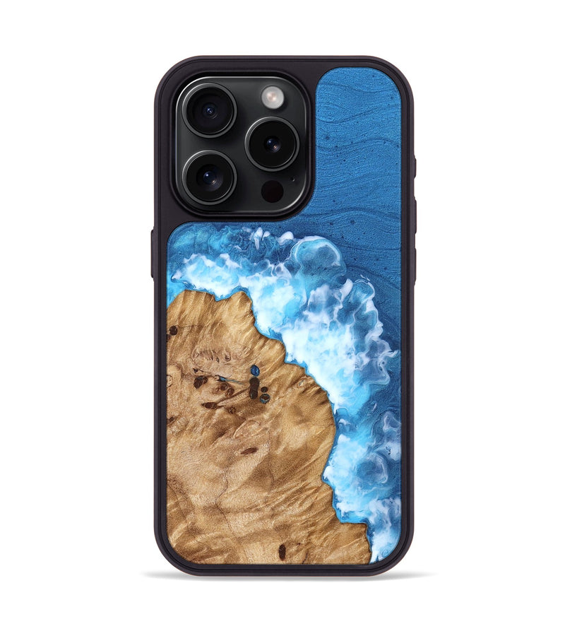 iPhone 15 Pro Wood Phone Case - Deborah (Coastal, 821941)
