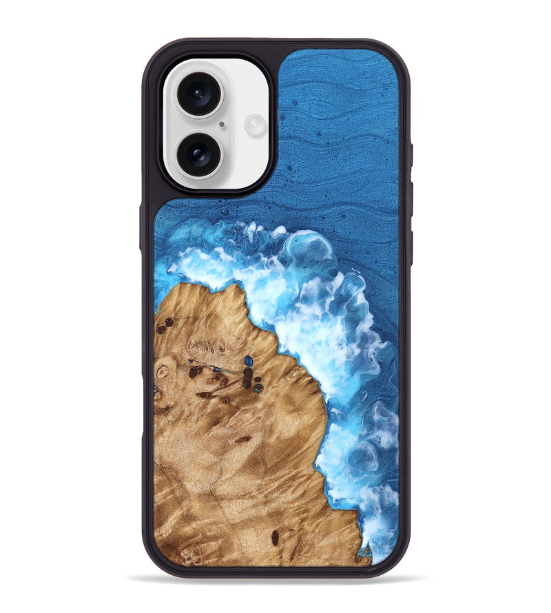 iPhone 16 Plus Wood Phone Case - Deborah (Coastal, 821941)