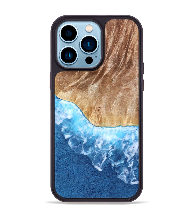 iPhone 14 Pro Max Wood Phone Case - Zelma (Coastal, 821946)
