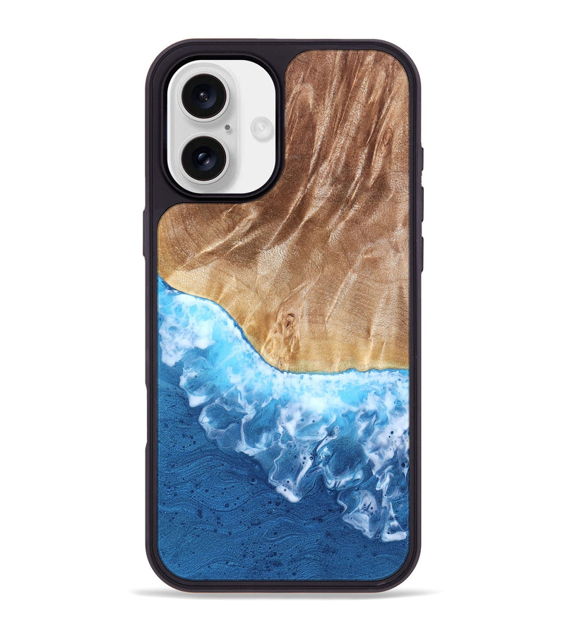 iPhone 16 Plus Wood Phone Case - Zelma (Coastal, 821946)