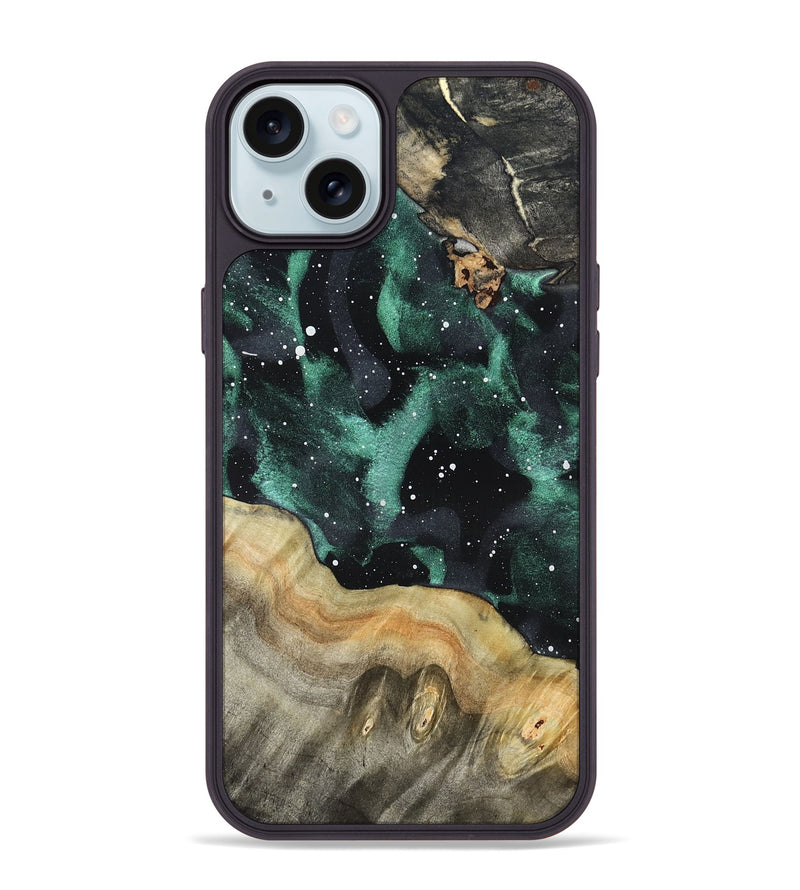 iPhone 15 Plus Wood Phone Case - Kayli (Cosmos, 821969)