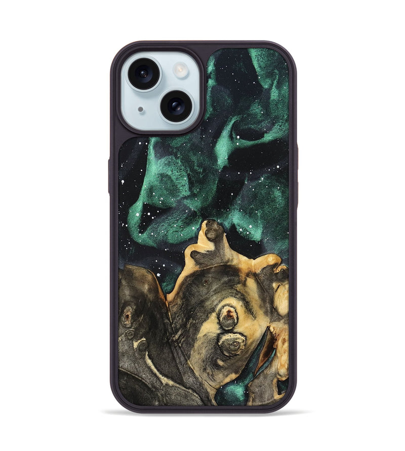 iPhone 15 Wood Phone Case - Anissa (Cosmos, 821971)