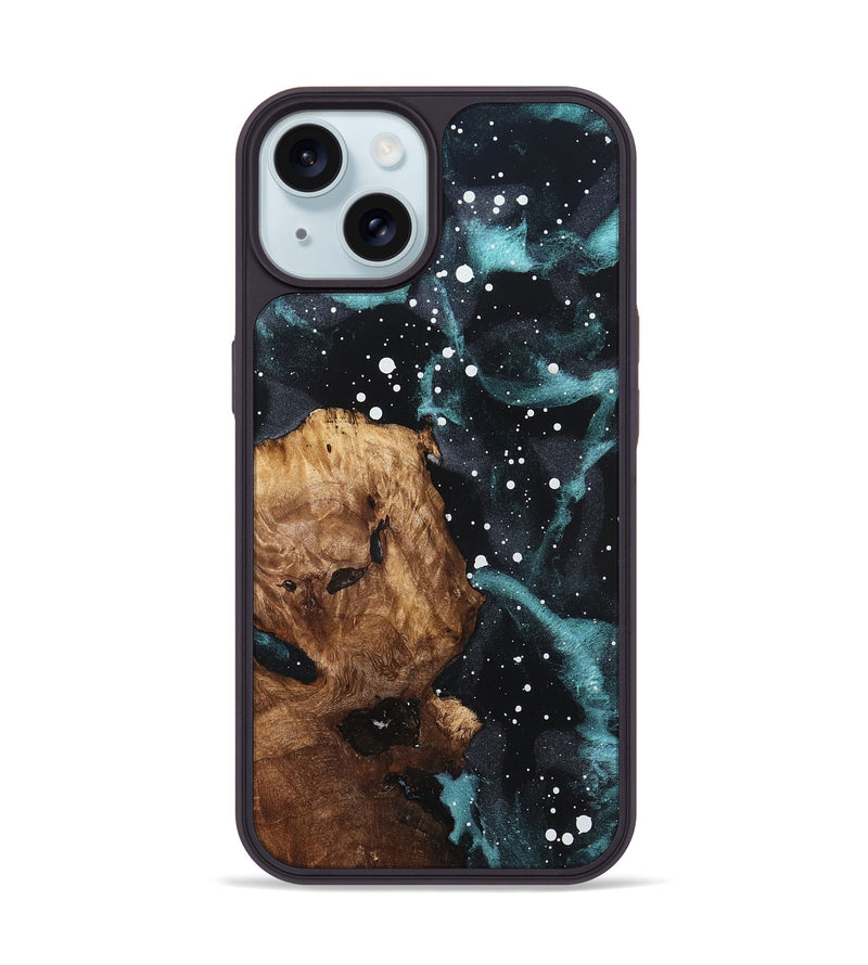 iPhone 15 Wood Phone Case - Syreeta (Cosmos, 821972)