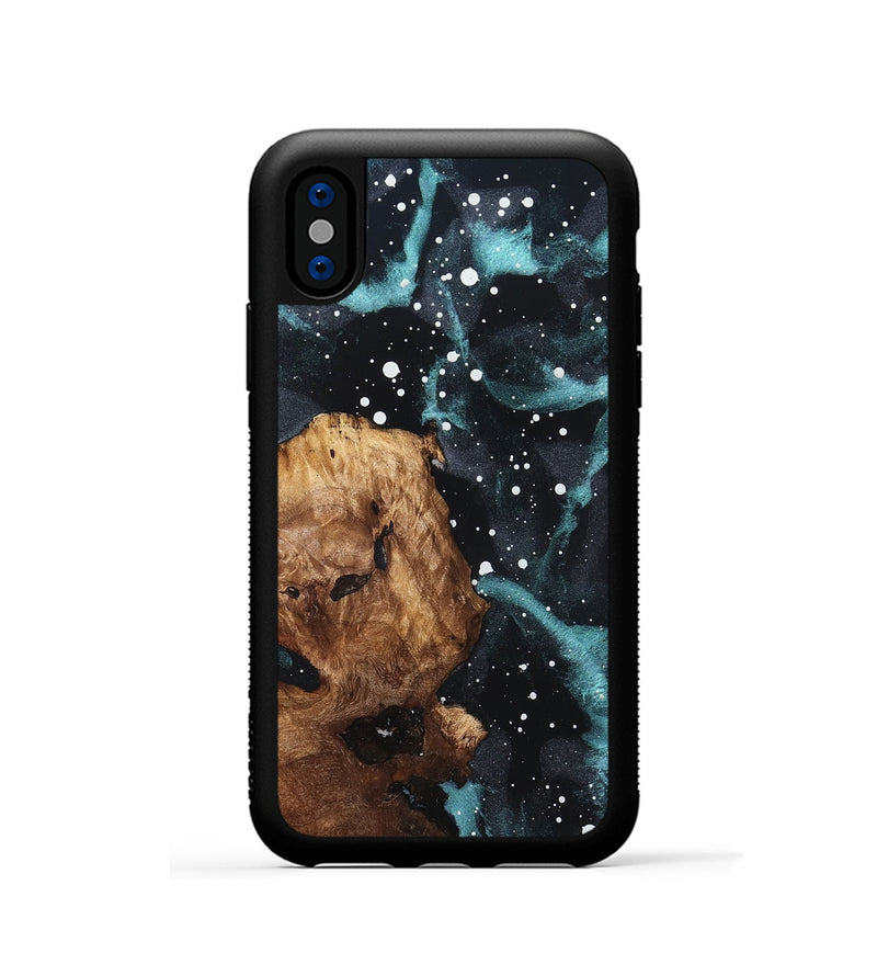 iPhone Xs Wood Phone Case - Syreeta (Cosmos, 821972)