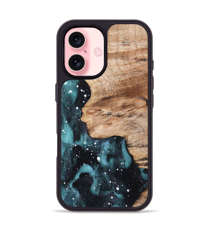 iPhone 16 Wood Phone Case - Miller (Cosmos, 821978)