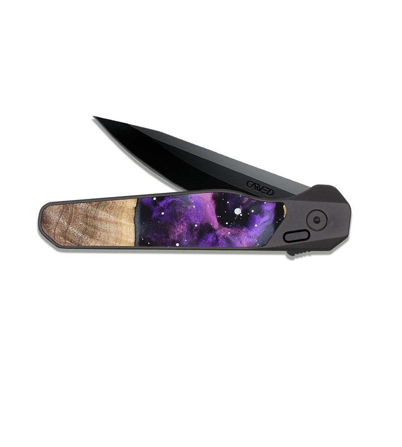 EDC Dark Slate Wood Pocket Knife - Howell (Cosmos, 821982)