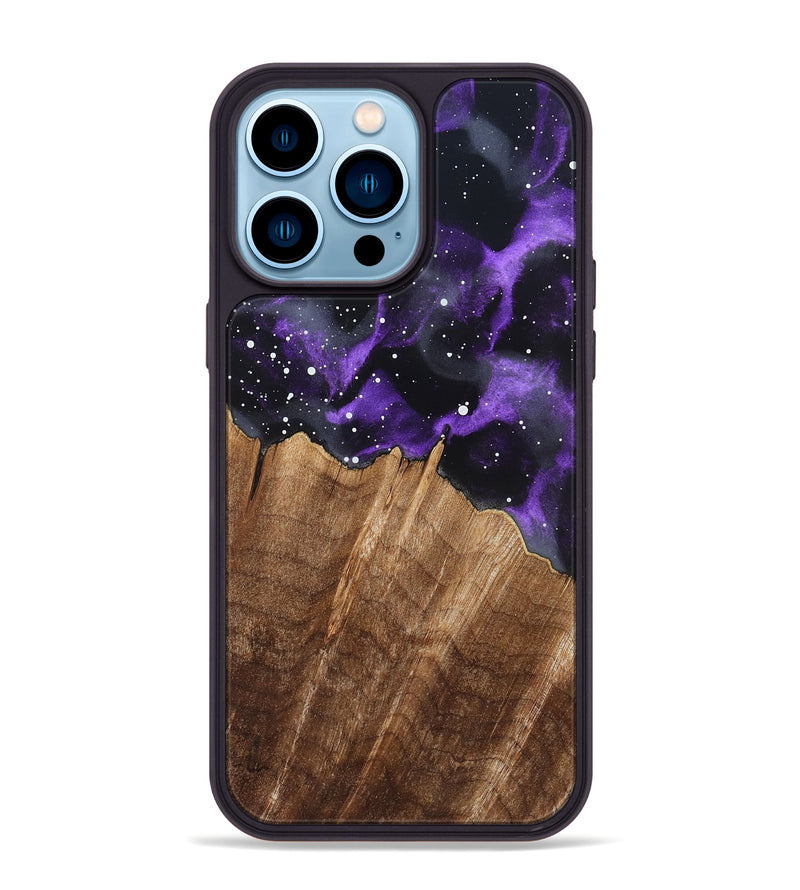iPhone 14 Pro Max Wood Phone Case - Kanye (Cosmos, 821988)