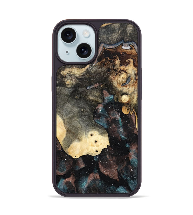 iPhone 15 Wood Phone Case - Brenna (Cosmos, 821991)
