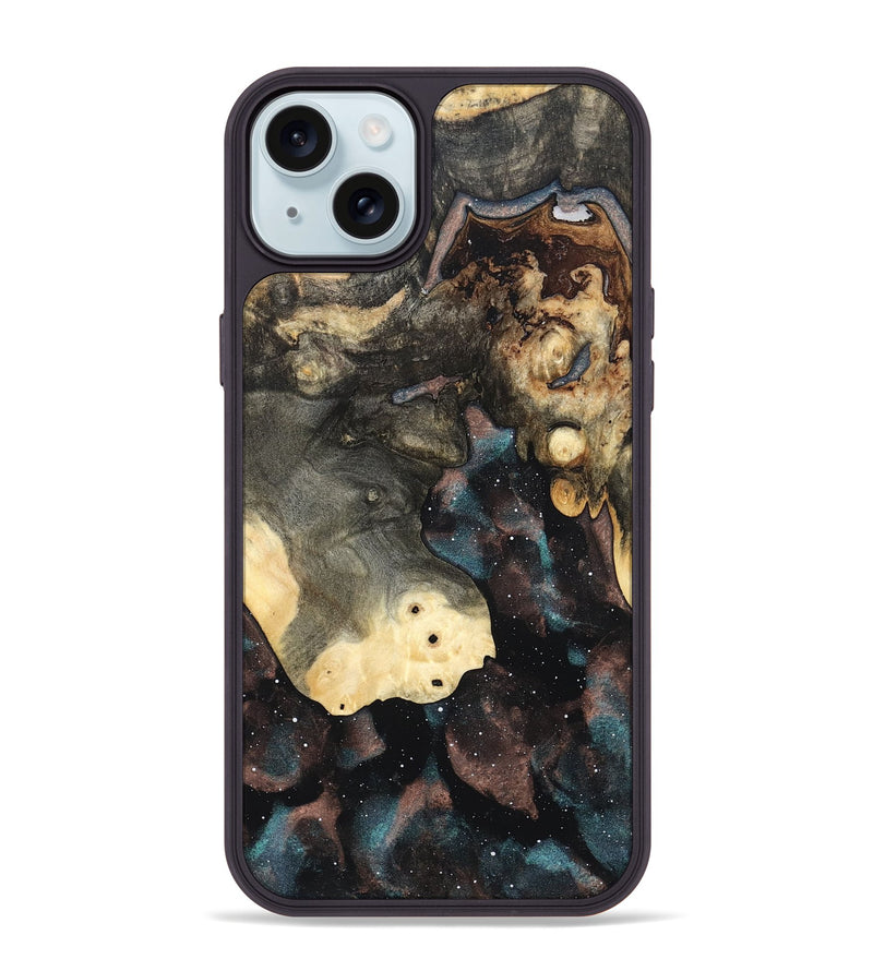 iPhone 15 Plus Wood Phone Case - Brenna (Cosmos, 821991)