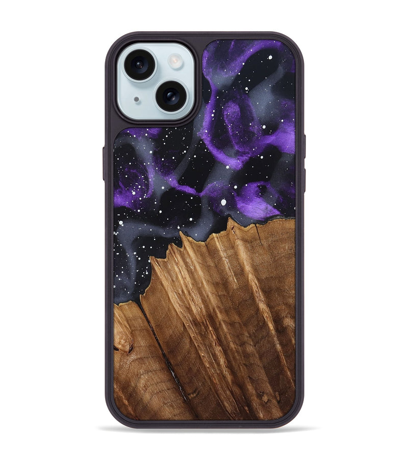 iPhone 15 Plus Wood Phone Case - Lige (Cosmos, 821993)