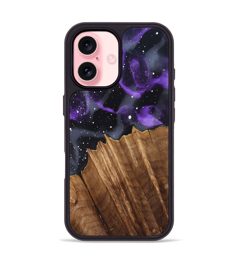 iPhone 16 Wood Phone Case - Lige (Cosmos, 821993)