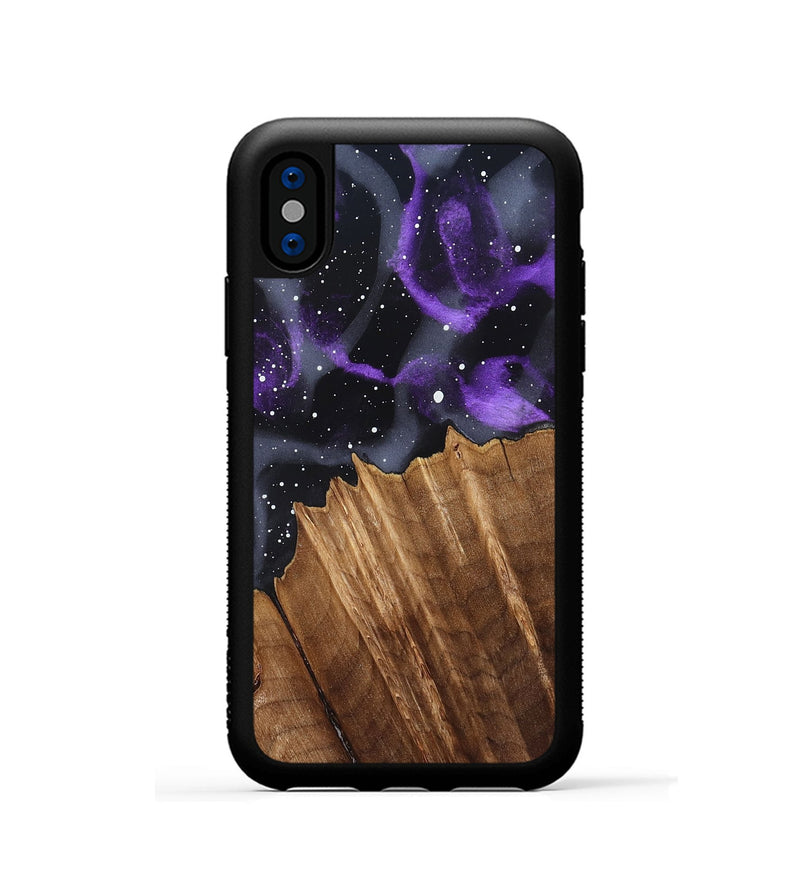 iPhone Xs Wood Phone Case - Lige (Cosmos, 821993)