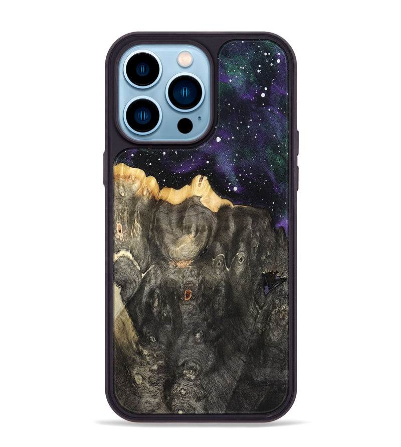 iPhone 14 Pro Max Wood Phone Case - Teena (Cosmos, 821994)