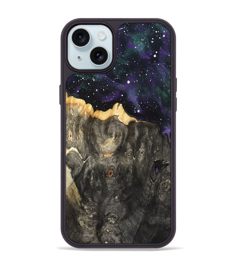 iPhone 15 Plus Wood Phone Case - Teena (Cosmos, 821994)