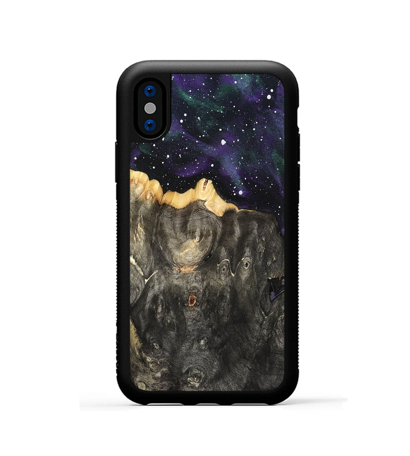 iPhone Xs Wood Phone Case - Teena (Cosmos, 821994)