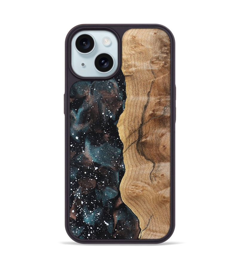 iPhone 15 Wood Phone Case - Latonia (Cosmos, 821995)