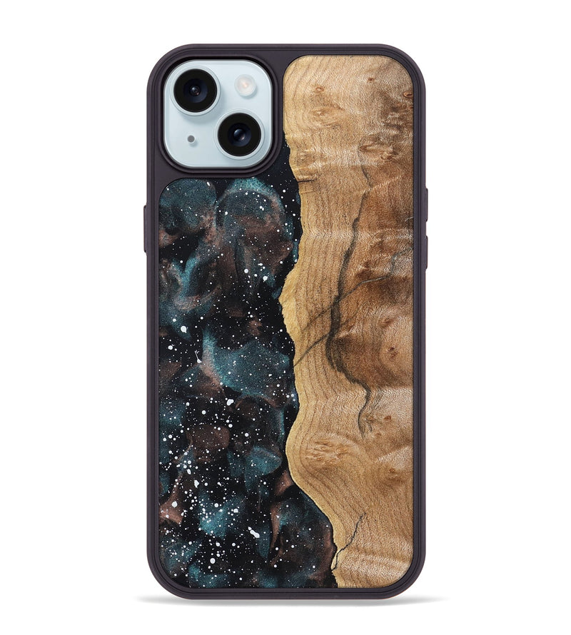 iPhone 15 Plus Wood Phone Case - Latonia (Cosmos, 821995)