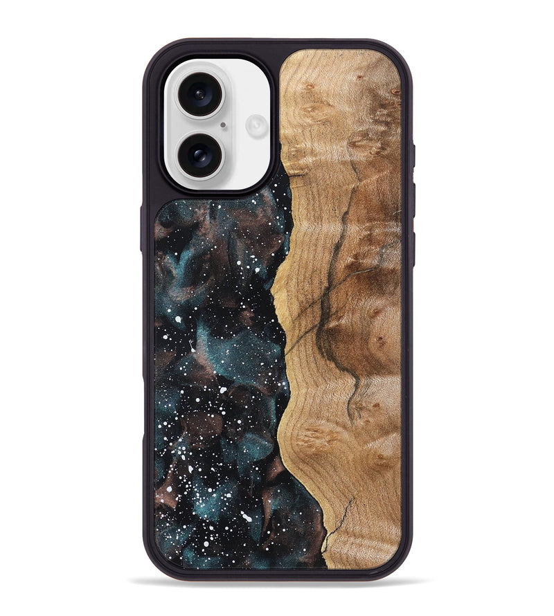 iPhone 16 Plus Wood Phone Case - Latonia (Cosmos, 821995)