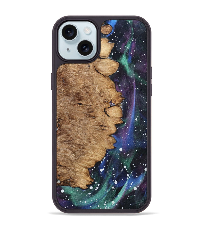 iPhone 15 Plus Wood Phone Case - Lylah (Cosmos, 821997)